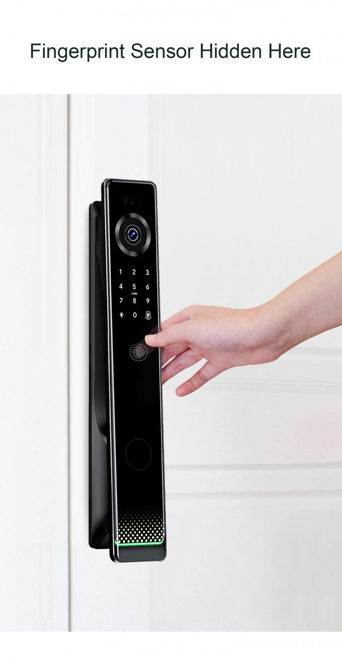 লিলিওয়াইজ ফেচাদুরা ডিজিটাল তুয়া ইন্টেলিজেন্ট সের্রাডুরা ওয়াইফাই সিকিউরিটি ওয়্যারলেস পাসওয়ার্ড কীলেস স্মার্ট ডোর লক ক্যামেরা সহ 10