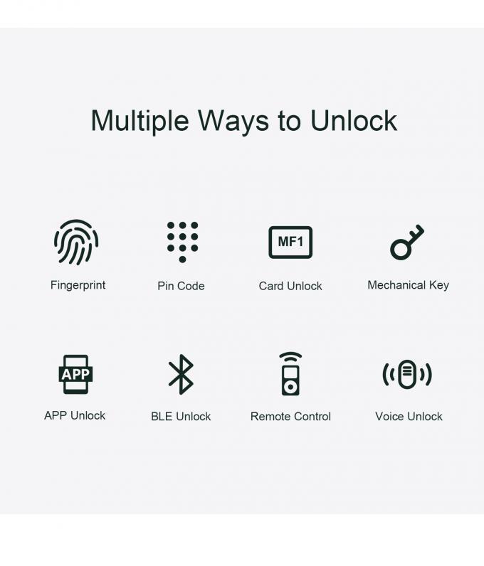লিলিওয়াইজ অটোমেটিক ইলেকট্রিক স্মার্ট ডোর লক ওয়াটারপ্রুফ আউটডোর ফিঙ্গারপ্রিন্ট কীলেস টটলক টুয়া স্মার্ট লক উইফাই সহ 8