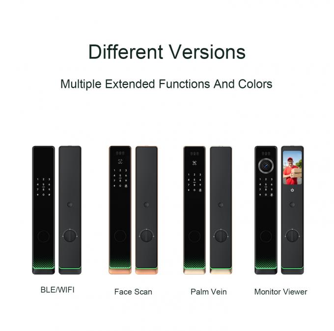 লিলিওয়াইস বিমোট্রিক পাসওয়ার্ড লক Tuyawifi Huellas Dactilares ইলেকট্রিক ডিজিটাল Cerradura Electronica ইন্টেলিজেন্ট স্মার্ট দরজা লক 6