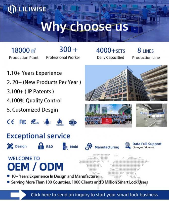 লিলিওয়াইজ ওয়াটারপ্রুফ স্টেইনলেস স্টীল ডিজিটাল ফিঙ্গারপ্রিন্ট ডোর লক টিটিলক স্মার্ট ডোর লক বিএলই ওয়াইফাই স্লিম স্মার্ট লক 0