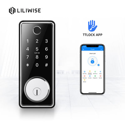Smart Bluetooth Key Card Door Lock Full-Automatic Fingerprint Digital Deadbolt