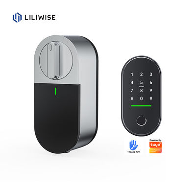 Liliwise OEM ODM রেট্রোফিট স্মার্ট লক ডিজিটাল ডোর লক ইলেকট্রনিক মোটরযুক্ত স্মার্ট ডোর লক যা EU প্রোফাইল সিলিন্ডারের সাথে মানানসই