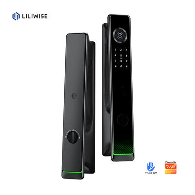 Liliwise Tuya Ttlock Cerraduras Electrices Wifi Fingerprint Digital Camera Smart Door Lock With Camera